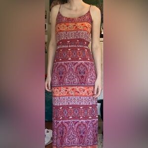 Forever 21 floor length floral dress